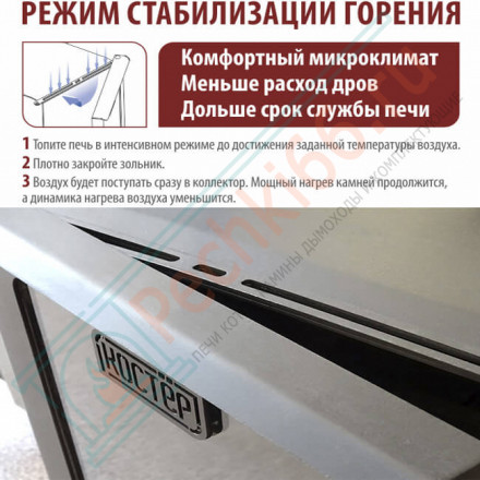 Печь для бани Костёр-Сетка 21С (Костёр) до 21 м3