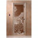 Дверь стеклянная для бани, прозрачная бронза, "Банька в лесу" 1900х700 (DoorWood) в Нижневартовске
