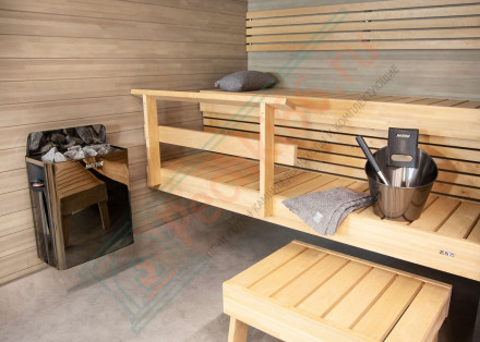 Электрокаменка The Wall SW60 Black Steel (Harvia)