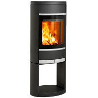 Печь-камин Scan 68-6 BP на базе с отверстием (Scan)