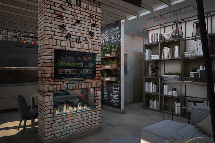 Встраиваемый биокамин Lux Fire Сквозной 730 S