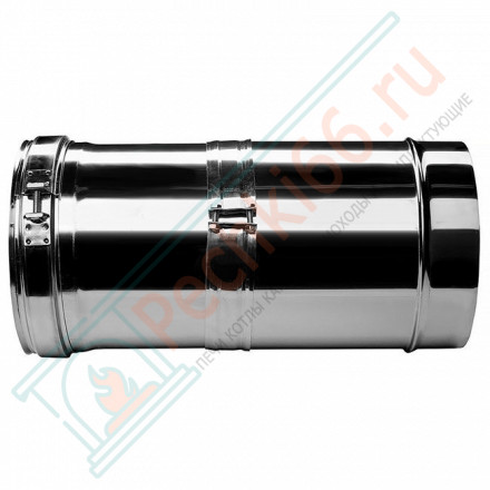 Труба V50R телескопическая с изол L=260-380 (AISI-321/0,8-AISI-304/0,5) d-115/215 (Вулкан-Cerablanket)