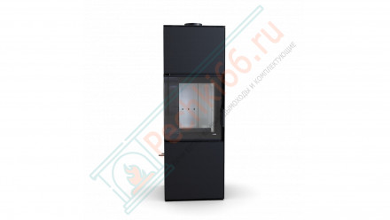 Печь-камин Quadroom, коричневая сталь (Defro-Home) 9,6кВт