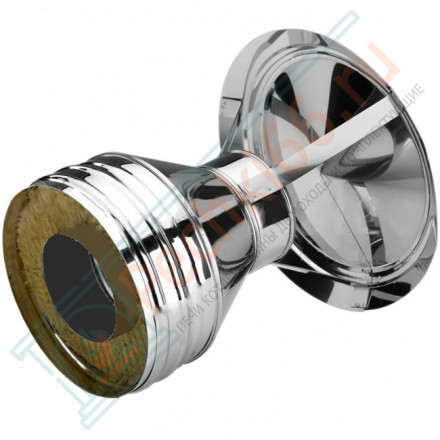 Зонт V50R с изол (AISI-321/0,8-AISI-304/0,5) d-115/215 (Вулкан-Cerablanket)