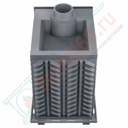 Чугунная печь для бани Гефест GFS ЗК 18 в сетке (ТехноЛит)