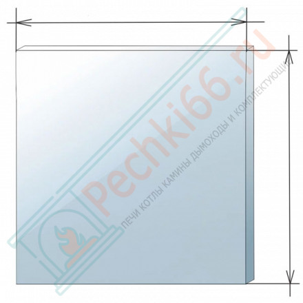 Огнеупорное стекло для камина