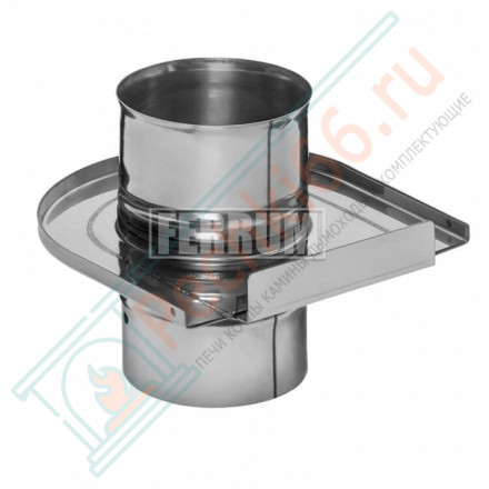 Шибер-задвижка (НЕРЖ-430/0,8) d-120 (Ferrum HF)