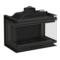 Каминная топка Font 700 L R, трехстороннее стекло (ECHA-TECH) 14 кВт