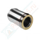 Сэндвич труба для дымохода L=250 (НЕРЖ-321/0,5-НЕРЖ-439/0,5) d-250/330 (Дымок-Lux) Сэндвич труба для дымохода L=250 (НЕРЖ-321/0,5-НЕРЖ-439/0,5) d-250/330 (Дымок-Lux)